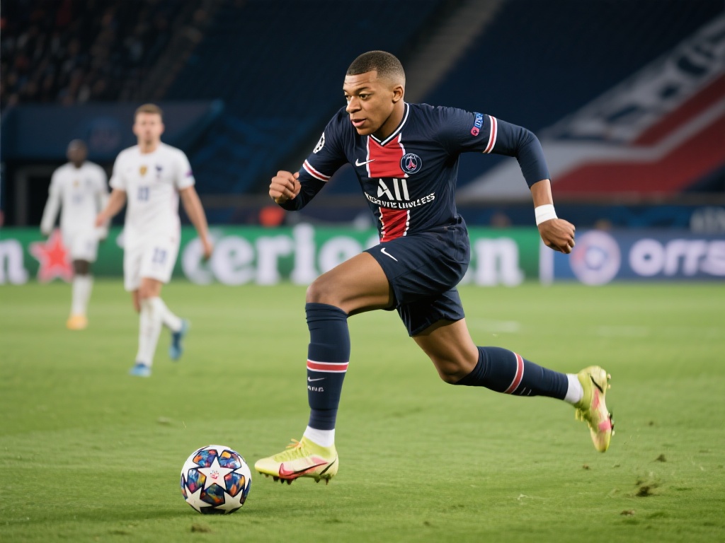 “足坛新星对决：贝林厄姆与姆巴佩谁更闪耀？”