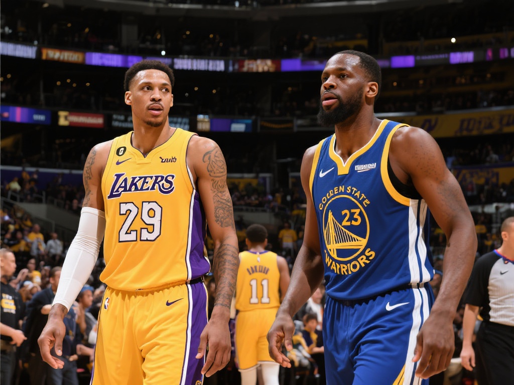 湖人与勇士对决点燃NBA季后赛激情 湖人与勇士在NBA历史中处于截然不同的发